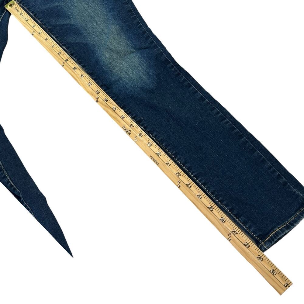 Denizen From Levi's High Rise Skinny Stretch dark wash denim jeans Size 26/30 - Picture 12 of 15